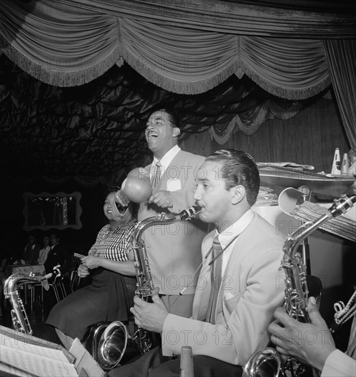 Portrait of Machito and Graciella Grillo, Glen Island Casino, New York, N.Y., ca. July 1947. Creator: William Paul Gottlieb.