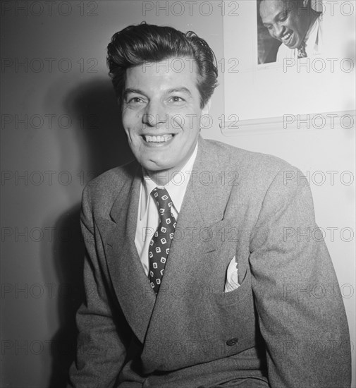 Portrait of Joe Marsala, William P. Gottlieb's home or office, New York, N.Y., ca. June 1947. Creator: William Paul Gottlieb.