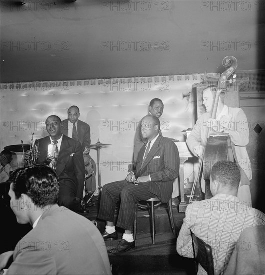 Portrait of Sidney De Paris, Freddie Moore, Eddie (Emmanuel) Barefield...N.Y., ca. July 1947. Creator: William Paul Gottlieb.