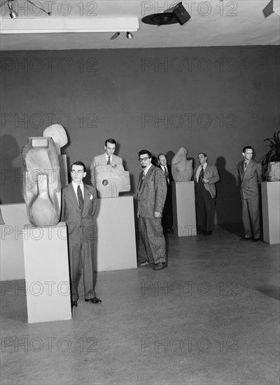 Portrait of Ralph Burns, Neal Hefti, George Handy, Edwin A...Museum of Modern Art, N.Y., 1947. Creator: William Paul Gottlieb.