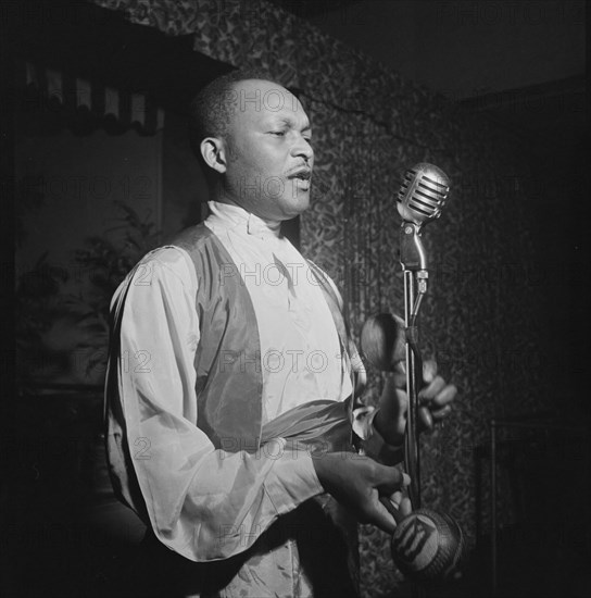 Portrait of Macbeth (McDonald Augustus...Renaissance Ballroom, New York, N.Y., ca. July, 1947. Creator: William Paul Gottlieb.