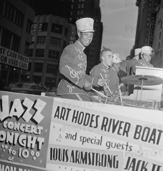 Portrait of Art Hodes, Kaiser Marshall, Sandy Williams, and Cecil (Xavier)...N.Y., ca. July 1947. Creator: William Paul Gottlieb.