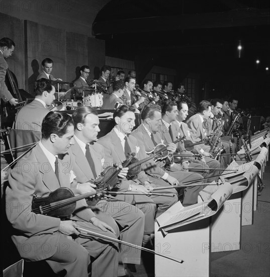 Portrait of Bill Cogliano, Joseph Kowalewski, Carl Ottobrino, Stanley Kraft...N.Y., ca. June 1947. Creator: William Paul Gottlieb.