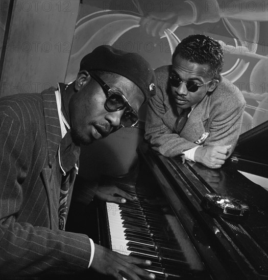 Portrait of Thelonious Monk and Howard McGhee, Minton's Playhouse, New York, N.Y., ca. Sept. 1947. Creator: William Paul Gottlieb.