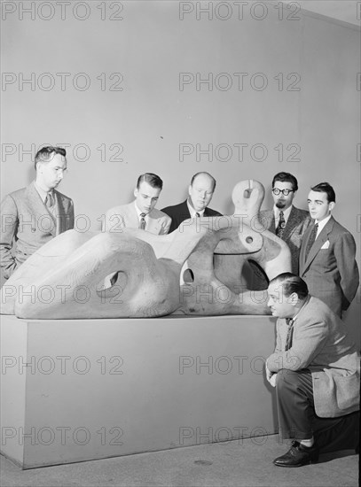 Portrait of Eddie Sauter, Neal Hefti, Edwin A. Finckel, George Handy...Museum of Modern..., NY, 1947 Creator: William Paul Gottlieb.