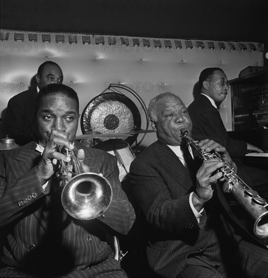 Portrait of Freddie Moore, Hot Lips Page, Sidney Bechet, and Lloyd...Jimmy Ryan's (Club), N.Y., 1947 Creator: William Paul Gottlieb.