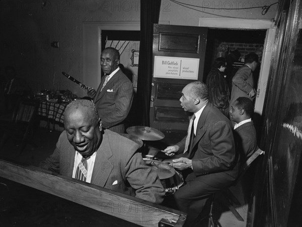 Portrait of James P. (James Price) Johnson...Gottlieb's office party, Jamaica, Queens, N.Y., c.1948. Creator: William Paul Gottlieb.