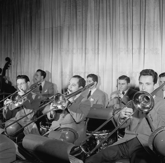 Portrait of Vernon Friley, Irv Dinkin, Jim Harwood, John Chance, Paul Kashian..., N.Y., ca. Jan. 194 Creator: William Paul Gottlieb.