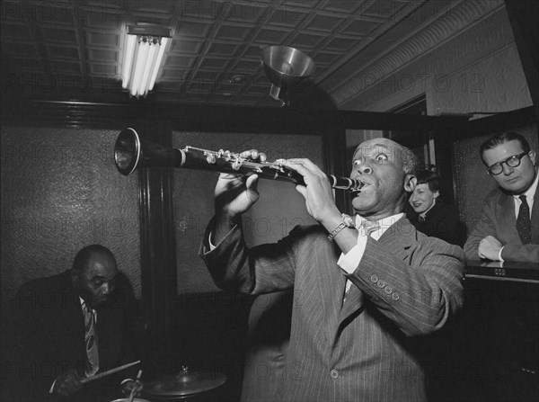 Portrait of Fess Williams and Freddie Moore...Gottlieb's office party, Jamaica, Queens, N.Y., c 1948 Creator: William Paul Gottlieb.