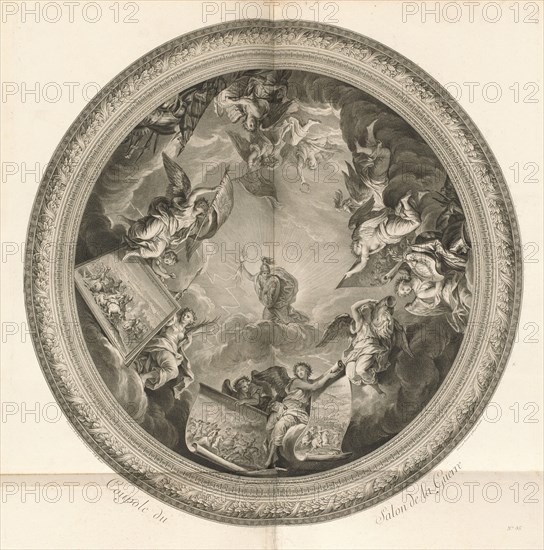 Coupole du Salon de la Guerre (Cupola of the Salon of War) [pl. 35], published 1752