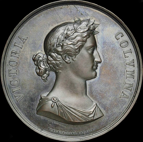 Vittoria Colonna (Commemorative medal) , 1840. Creator: Girometti, Pietro (1811-1859).