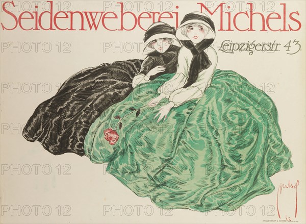 The silk-weaving company Michels, 1912. Creator: Deutsch (Dryden), Ernst (1883-1938).