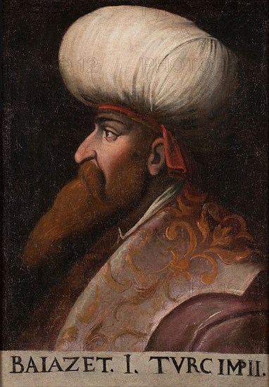 Portrait of Sultan Bayezid I. Creator: Dell'Altissimo, Cristofano (1525-1605).