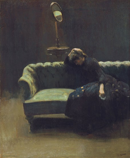 The Acting Manager or Rehearsal: The End of the Act, ca 1885-1886. Creator: Sickert, Walter Richard (1860-1942).