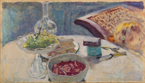 Still Life with a Figure (Marthe Bonnard), 1912. Creator: Bonnard, Pierre (1867-1947).