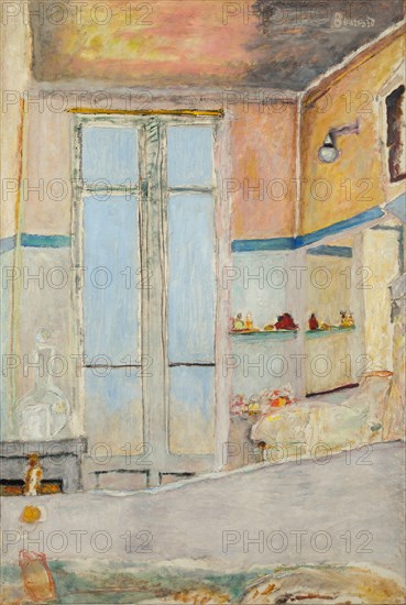 In the bathroom (Dans la salle de bain) , c. 1940. Creator: Bonnard, Pierre (1867-1947).