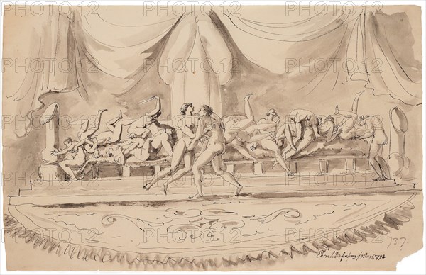 Priapus Festival, 1798. Creator: Ehrensvärd, Carl August (1745-1800).