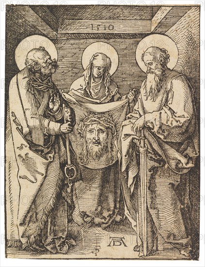 Saint Veronica between Saints Peter and Paul, 1510. Creator: Dürer, Albrecht (1471-1528).