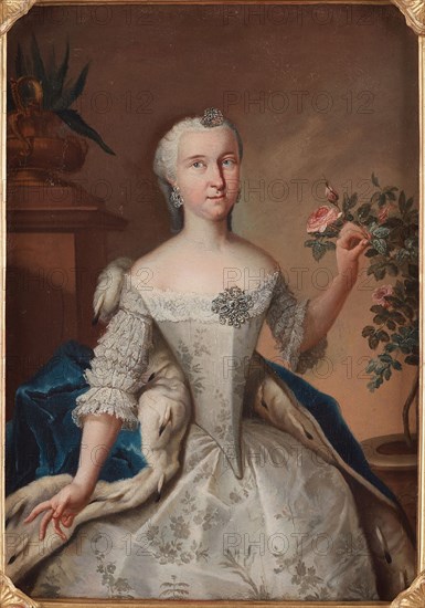 Portrait of Princess Sophia Dorothea of Prussia (1719-1765), Mid of the 18th cen.. Creator: Tischbein, Johann Heinrich, the Elder (1722-1789).