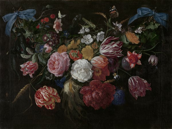 Flowers and Insects. Creator: Heem, Jan Davidsz. de (1606-1684).