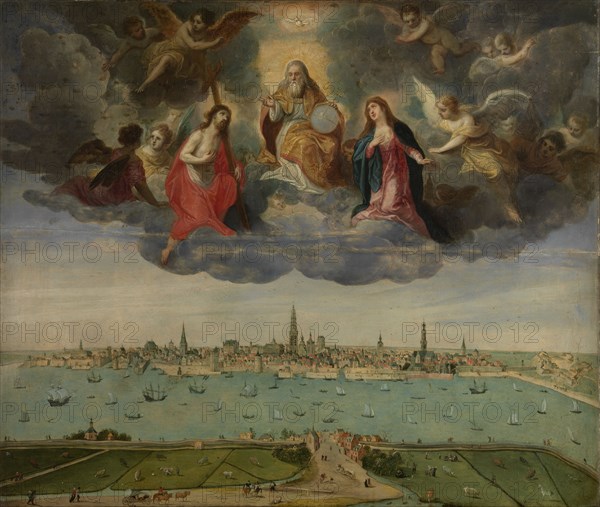 Antwerp and the Vlaams Hoofd , 1600. Creator: Grimmer, Abel (1570-1619).