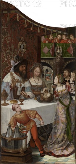 Altarpiece of the Joiners' Guild. The Beheading of Saint John the Baptist, 1511. Creator: Massys, Quentin (1466-1530).