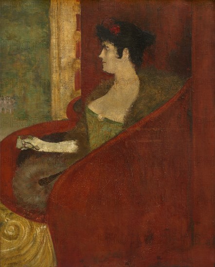 The Theatre Box, 1896. Creator: Evenepoel, Henri Jacques Edouard (1872-1899).