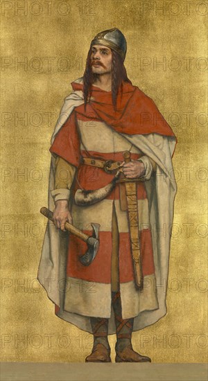 Baldwin VII (1093-1119), Count of Flanders, 1889. Creator: Vriendt, Albrecht de (1843-1900).