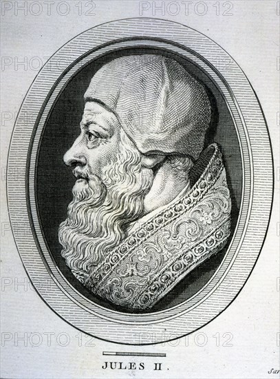 Julius II, secular name Giuliano della Rovere (1443 - 1513), Pope between 1503 and 1513.  Creator: Unknown.