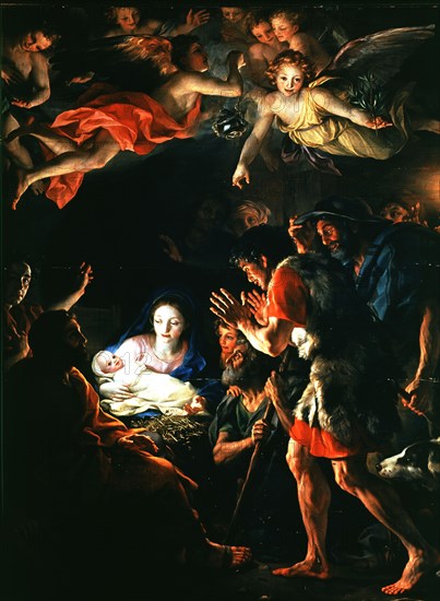 Adoration of the Shepherds, 18th century. Creator: Mengs, Anton Raphael (1728-1779) .