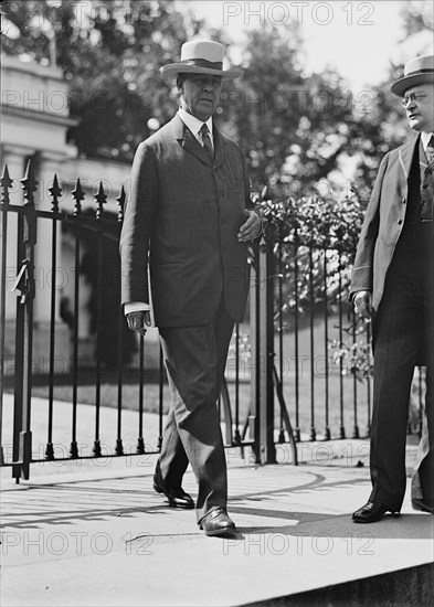 Frederic Adrian Delano, Left, with Charles S. Hamlin, 1917. Creator: Harris & Ewing.