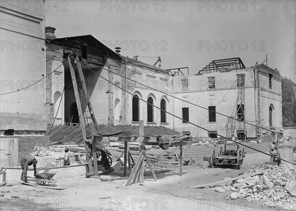 District of Columbia Supreme Court Being Remodeled, 1917. Creator: Harris & Ewing.