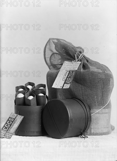 Egg Packaging, 1915. Creator: Harris & Ewing.