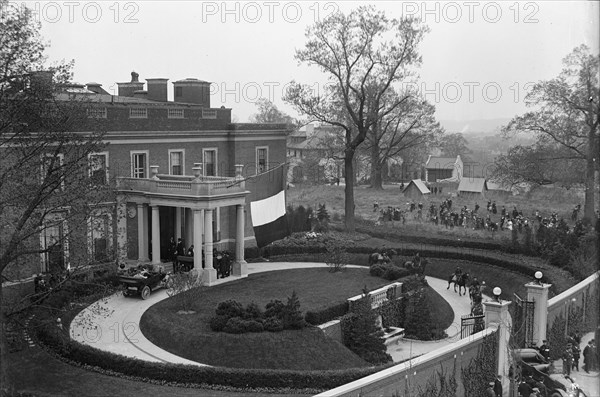 French Commission To U.S. - Residence of Henry White, Loaned To Commission, 1917. Creator: Harris & Ewing.