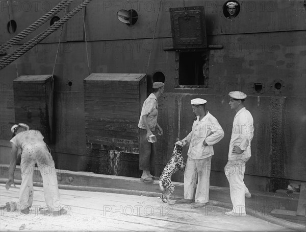 German Sailors Interned in U.S., 1917. Creator: Harris & Ewing.