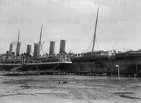 German Ships, Interned Ships, 1916. Creator: Harris & Ewing.