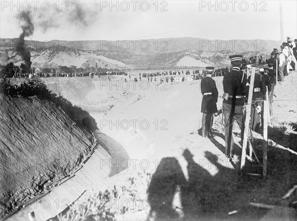 Gunnison River Project...Canal Under 2000 Feet Water To Uncomphagre [sic] Valley..., 1912. Creator: Harris & Ewing.