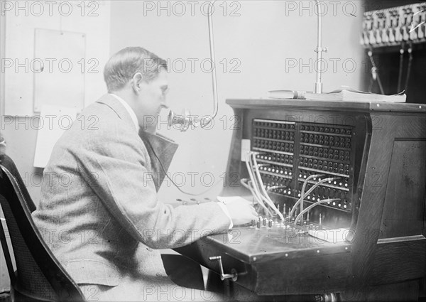 House Office Building - Telephone Exchange, 1912. Creator: Harris & Ewing.