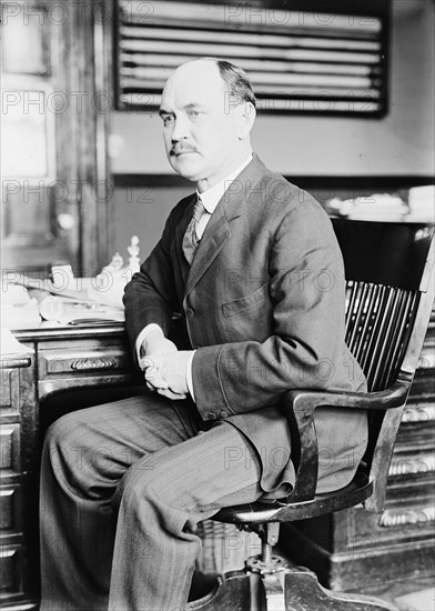 David Franklin Houston, Secretary of Agriculture, 1913. Creator: Harris & Ewing.