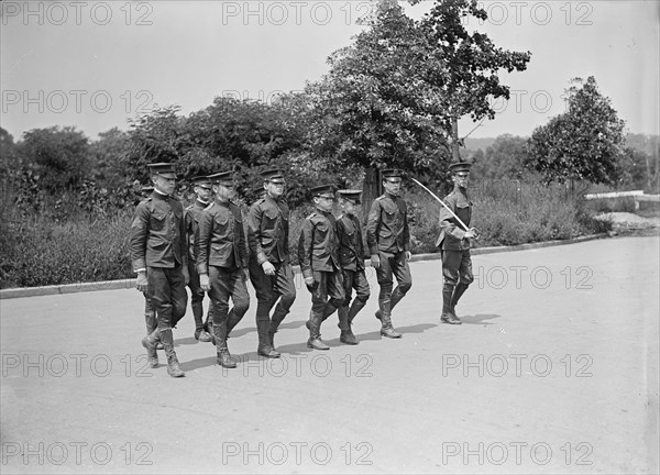 Junior American Guard Drilling, 1917. Creator: Harris & Ewing.