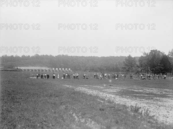 Marine Corps Rifle Range, Winthrop, Md. - Views, 1917. Creator: Harris & Ewing.