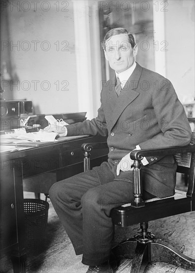 William Gibbs McAdoo, Secretary of The Treasury, at Desk, 1913. Creator: Harris & Ewing.