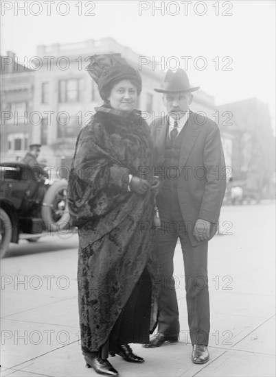 Dr. McClure with Dr. Maria Montessori, 1914. Creator: Harris & Ewing.