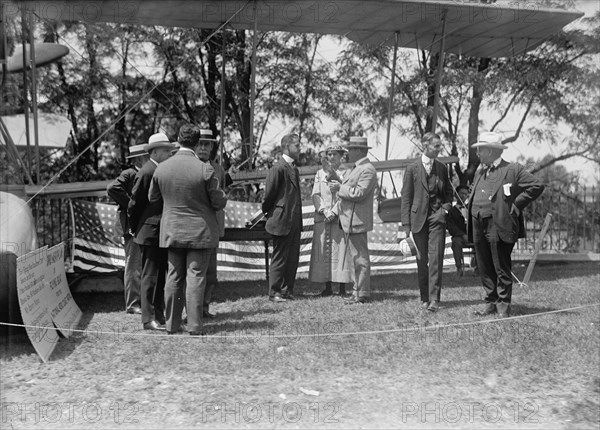 National Aero Coast Patrol Commn. - Curtiss Hydroaeroplane or Flying Boat Exhibited..., 1917. Creator: Harris & Ewing.