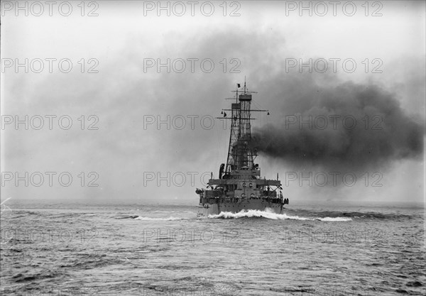 U.S.S. Rhode Island, 1913. Creator: Harris & Ewing.