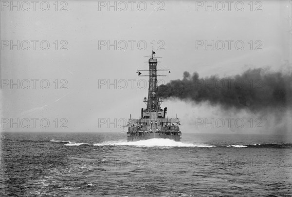 U.S.S. Rhode Island, 1913. Creator: Harris & Ewing.