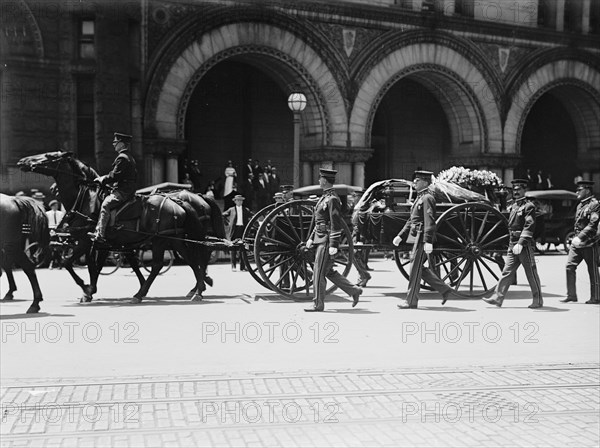 Funeral of P. Ezequial [sic] Rojas, E.E. And M.P. from Venezuela, 1914. Creator: Harris & Ewing.