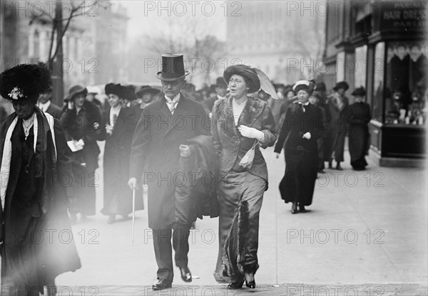 Vice President And Mrs. Marshall, 1913. Creator: Unknown.