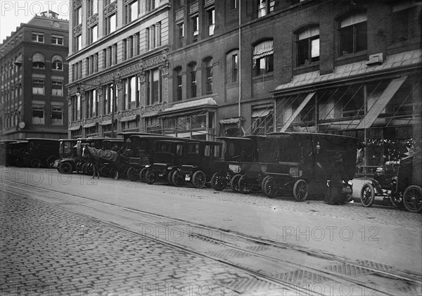 Woodward & Lothrop's Department Store, Washington, D.C. - Trucks, 1912. Creator: Unknown.