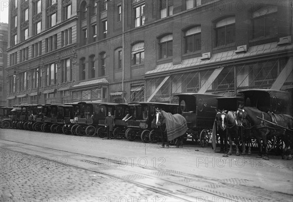 Woodward & Lothrop's Department Store, Washington, D.C. Trucks, 1912. Creator: Unknown.